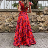 Sofía | Vestido De Flores Elegancia Sutil - La Moda México